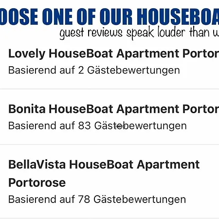 Bellavista Houseboat Portorož